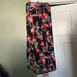 Floral maxi skirt